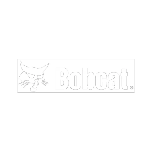 Bobcat 6735900 7.02 x 24.5 Bobcat Logo Decal for Bobcat Equipment, 6735900