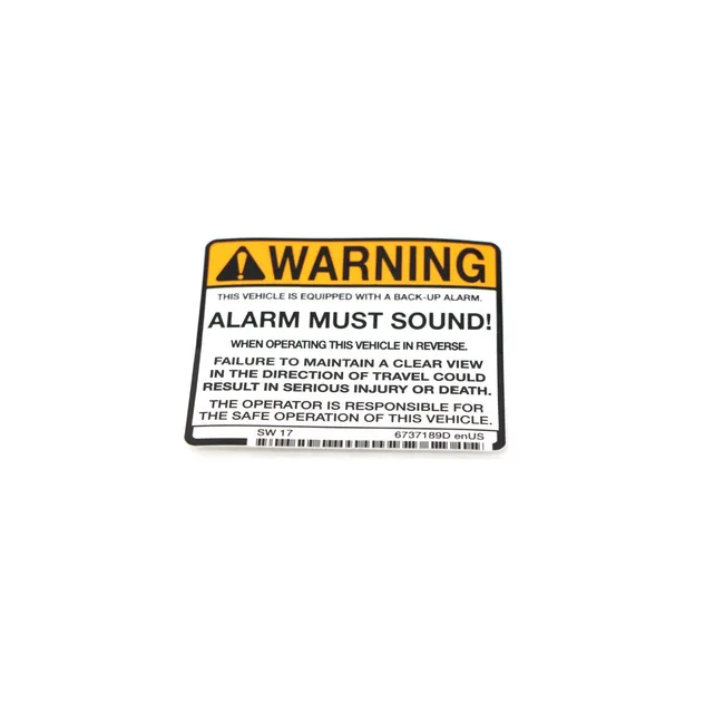 Bobcat 6737189 Warning Decal, 6737189