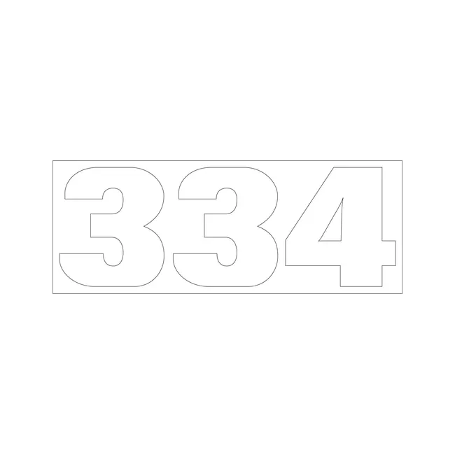 Bobcat 6806164 334 Excavator Decal, 6806164
