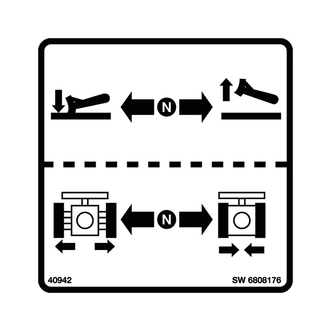 Bobcat 6808176 Blade Decal for Excavators, 6808176