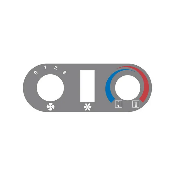 Bobcat 6808433 Heater Decal for Articulated Loaders, Excavators, and Work Machines, 6808433