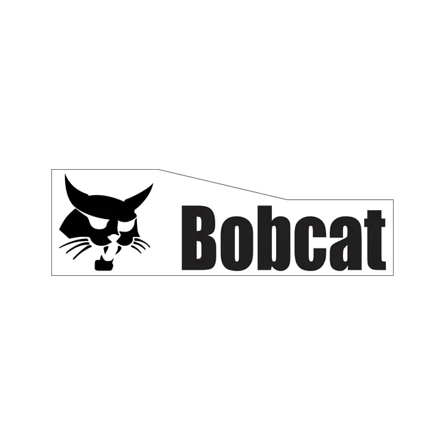 Bobcat 6808545 16.74 x 5.21 Bobcat Logo Decal for Bobcat Equipment, 6808545