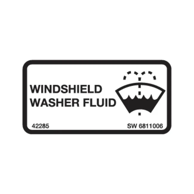 Bobcat 6811006 Washer Fluid Decal, 6811006