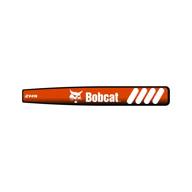 Bobcat 6813507 7 x 52.36 Bobcat Logo LH Decal for Excavators, 6813507