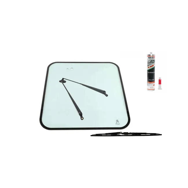 Bobcat 6816165 Fully Assembled Front Window with Wiper for Excavators, 6816165