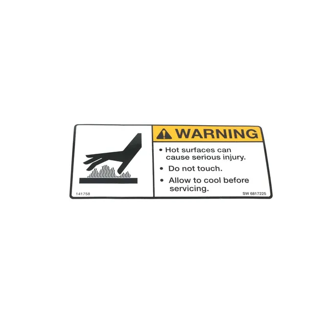 Bobcat 6817225 Warning Decal for Excavators and Loaders, 6817225