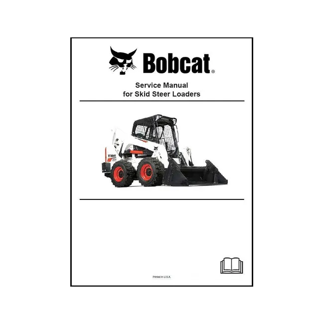 Bobcat 6900450 553 Skid Steer Loader Service Manual Paper Copy, English