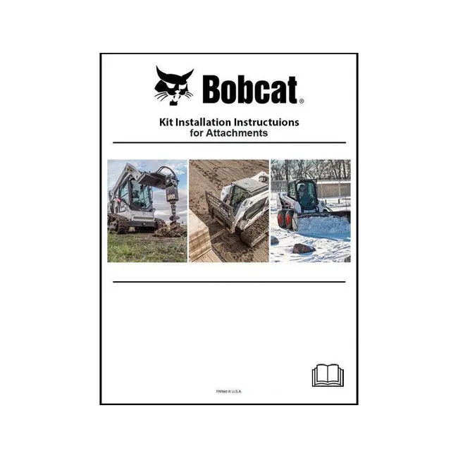 Bobcat 6901005ENUS 14-Pin Adapter Harness Kit Installation Instructions Paper Copy, English