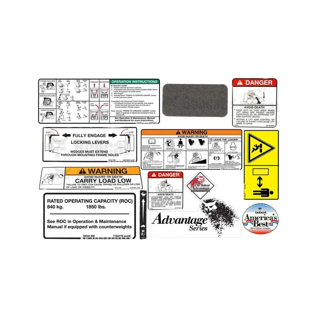 Bobcat 6901068 Kit Decal, 6901068