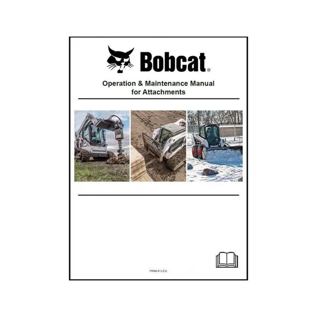 Bobcat 6901842 B100 Loader Backhoe Operation and Maintenance Manual Paper Copy, English