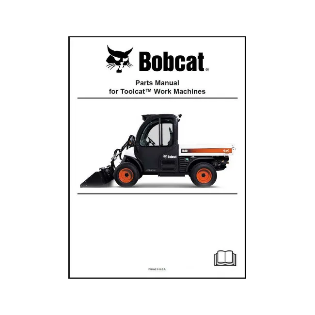 Bobcat 6902180 5600 Toolcat Work Machine Parts Manual, 6902180