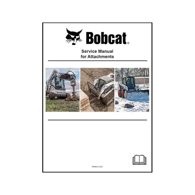 Bobcat 6903281ENUS Trencher Attachment Service Manual Paper Copy, English