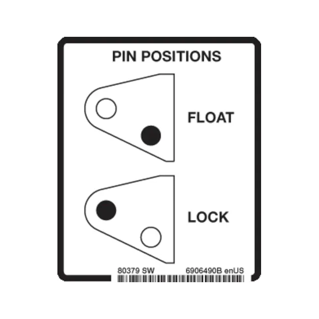 Bobcat 6906490 Lock Decal for Soil Conditioner, 6906490