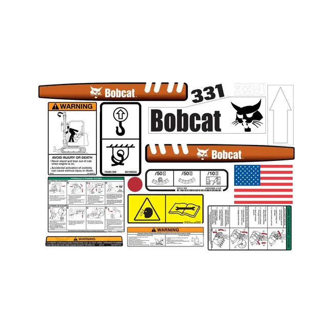 Bobcat 6986665 Decal Kit, 6986665