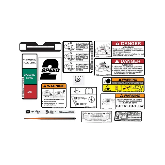Bobcat 6990148 S750 Model Internal and External Decal Kit for Skid Steer Loaders, 6990148