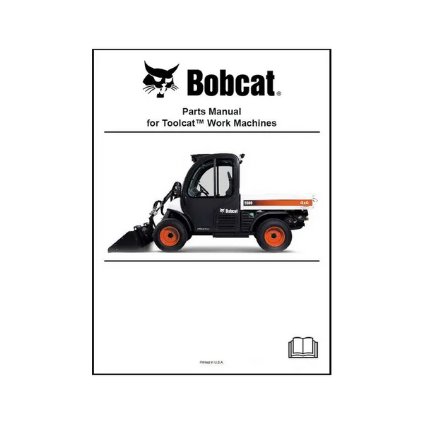 Bobcat 6990861 5600 Toolcat Work Machine Parts Manual, 6990861