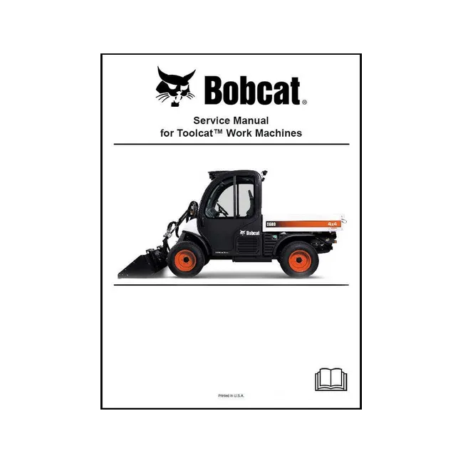 Bobcat 6990864ENUS 5610 Toolcat Service Manual Paper Copy, English
