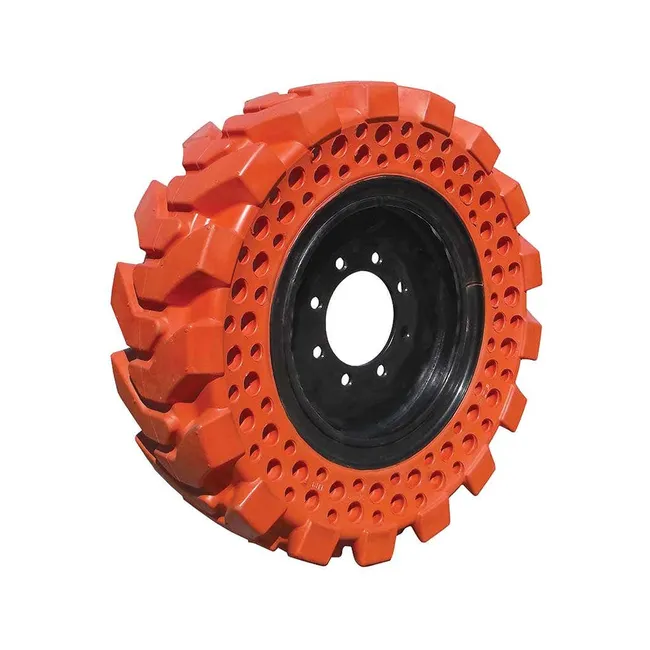 Bobcat 7022984 Non Marking Orange Dirt Terrain Solid Tire, Right, 7022984
