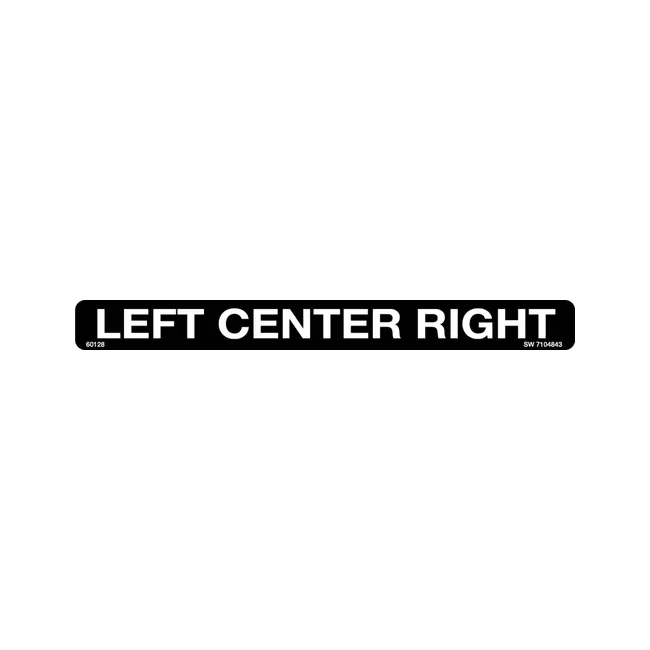 Bobcat 7104843 Discontinued, Quick Coupler Label Decal for Sprayer, 7104843