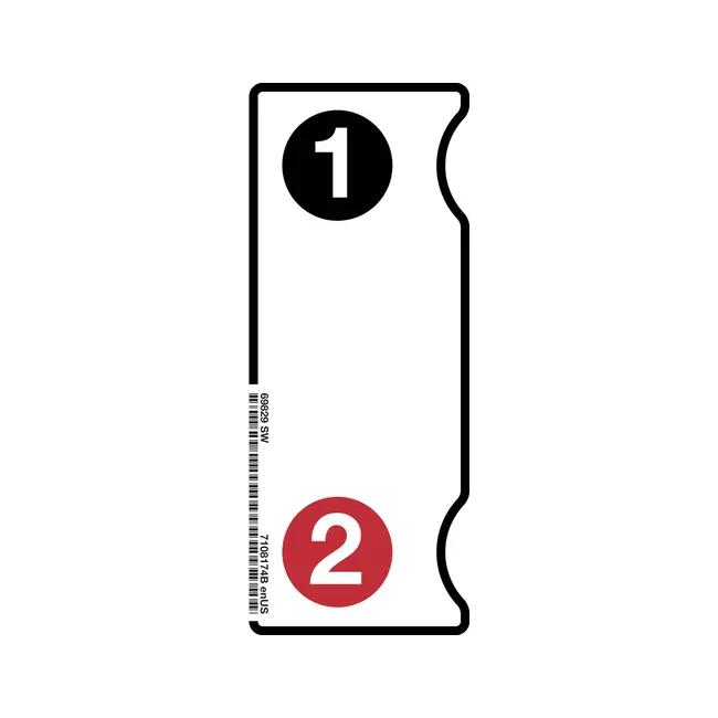 Bobcat 7108174 Couplers Decal for Toolcat™ Work Machines, 7108174