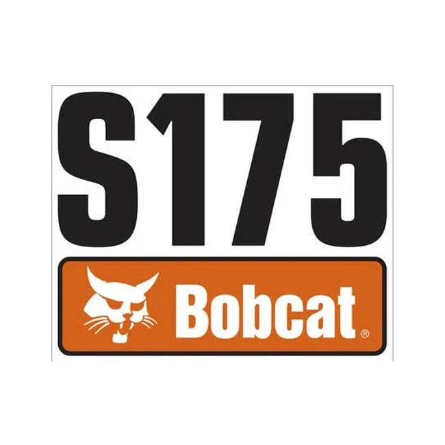 Bobcat 7120589 S175 Model Decal for Skid Steer Loaders, 7120589