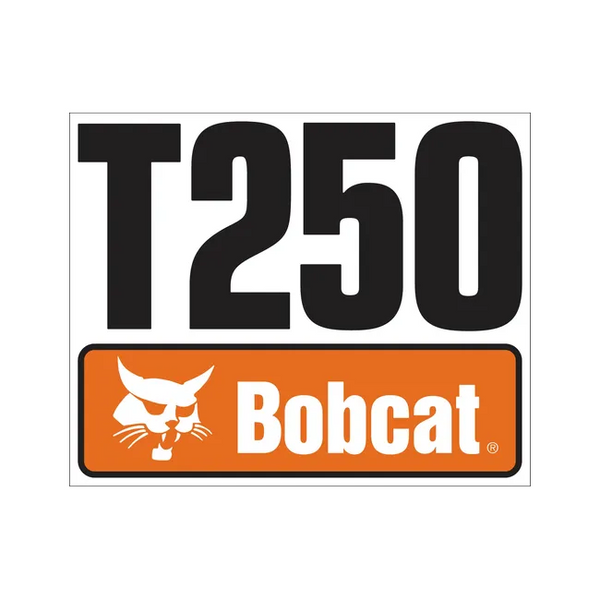 Bobcat 7120597 T250 Model Decal for Track Loaders, 7120597
