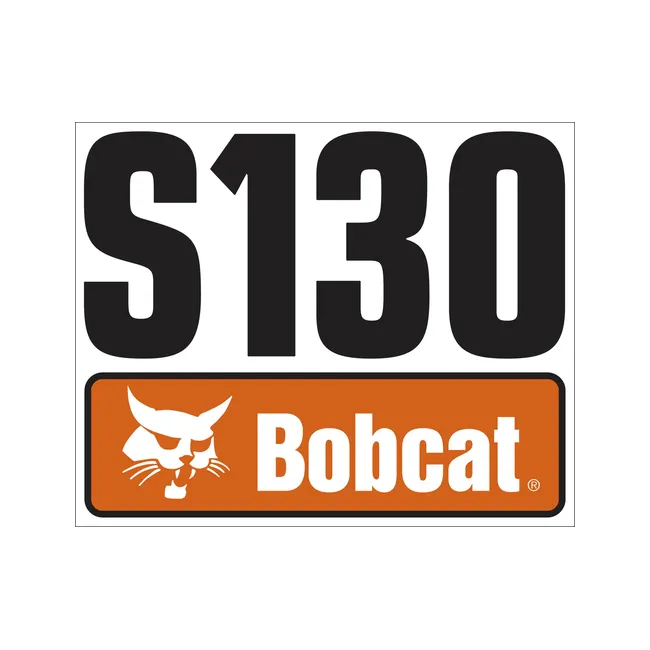 Bobcat 7120601 S130 Model Decal for Skid Steer Loaders, 7120601
