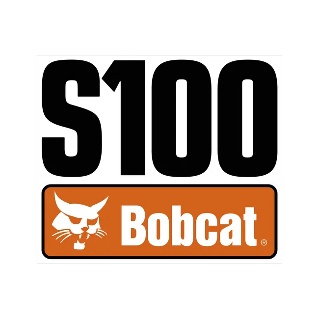 Bobcat 7126352 S100 Decal for Skid Steer Loaders, 7126352