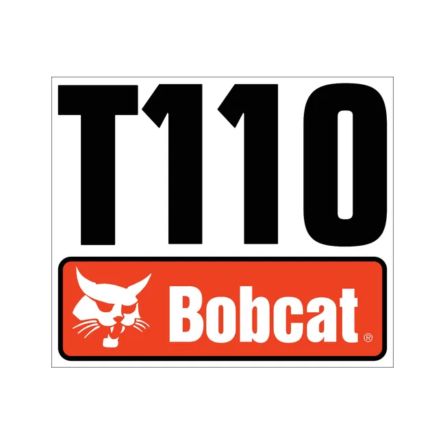 Bobcat 7126353 T110 Decal for Track Loaders, 7126353