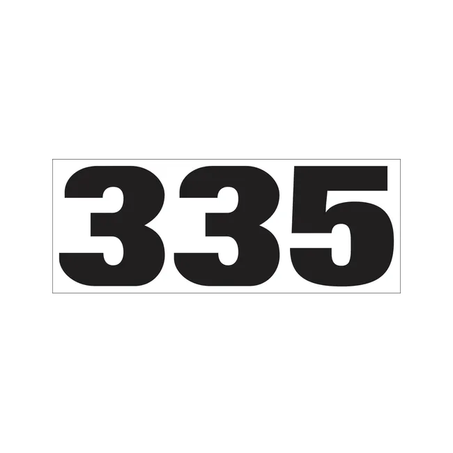 Bobcat 7127581 335 Model Decal for Excavators, 7127581