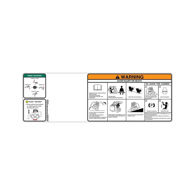 Bobcat 7131522 Warning Decal, 7131522