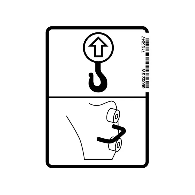 Bobcat 7135247 Boom Lift Decal, 7135247
