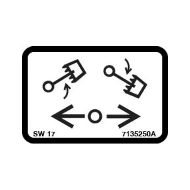Bobcat 7135250 Offset Swing Decal, 7135250