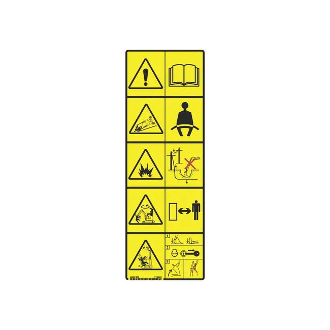 Bobcat 7135261 Warning Decal, 7135261