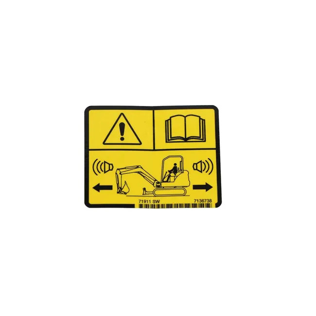 Bobcat 7136738 Decal Warning, 7136738