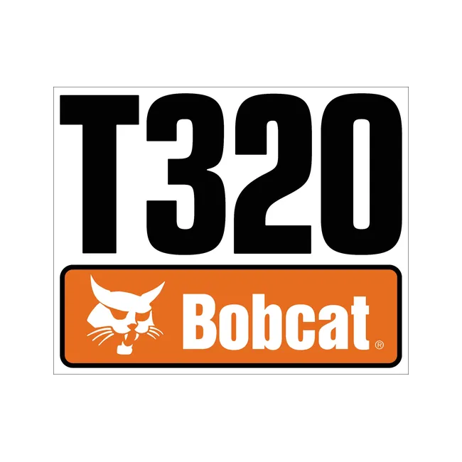 Bobcat 7141240 T320 Model Decal for Track Loaders, 7141240