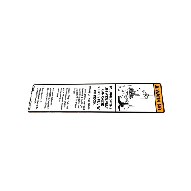 Bobcat 7142141 Warning Decal, 7142141