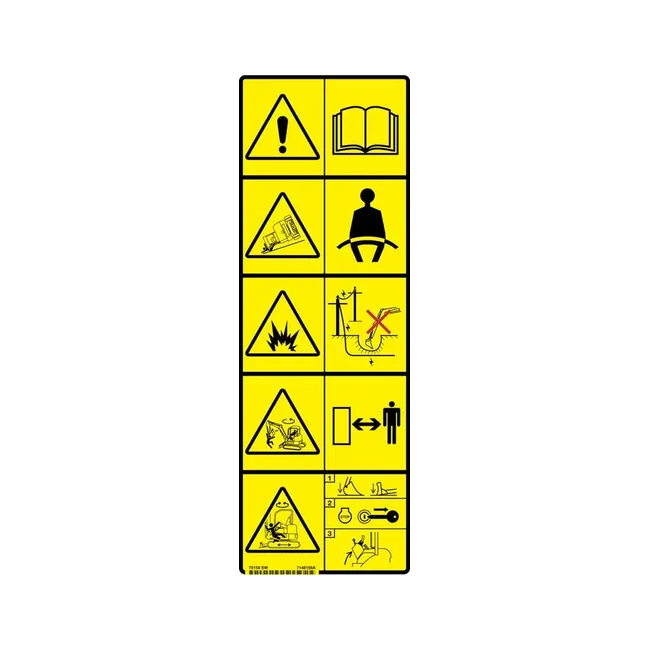 Bobcat 7148158 Warning Decal, 7148158