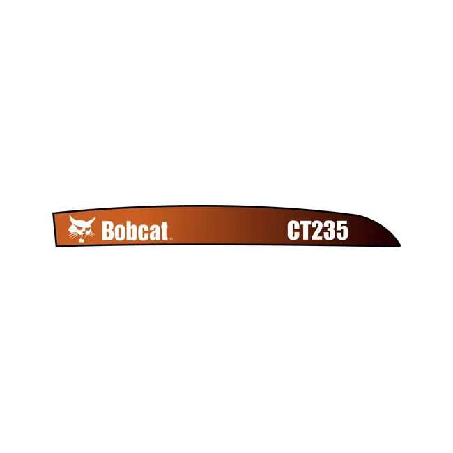 Bobcat 7148972 RH Hood Decal for Compact Tractors, 7148972