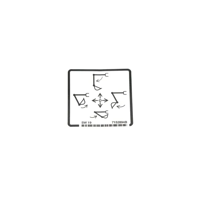 Bobcat 7152894 Control Decal, 7152894