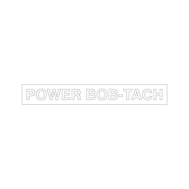 Bobcat 7155635 Decal Power Bob-Tach, 7155635