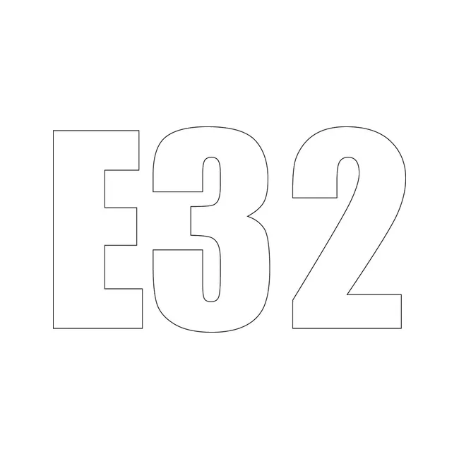 Bobcat 7157770 E32 Model Decal for Excavators, 7157770
