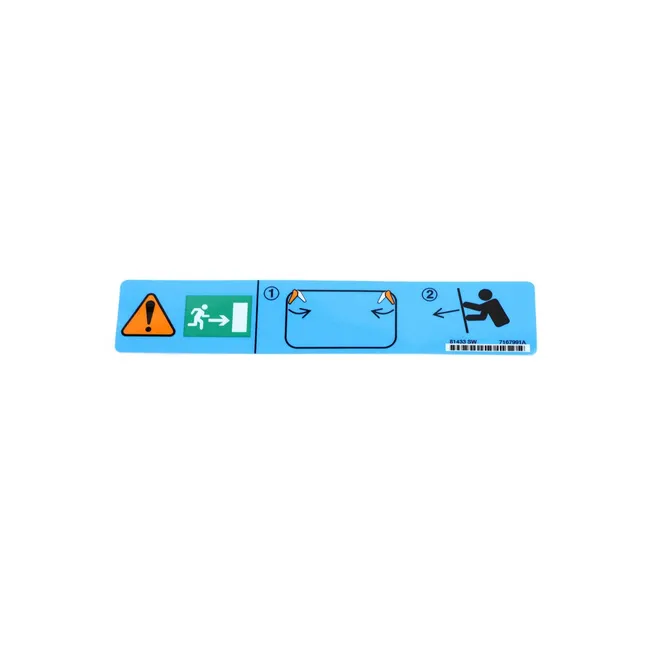 Bobcat 7167991 Decal Exit Rear, 7167991