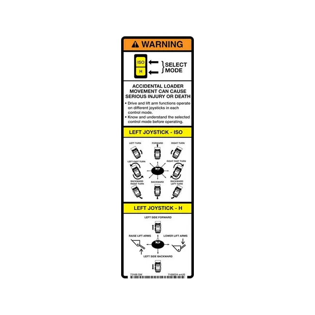 Bobcat 7168024 Warning Decal, 7168024