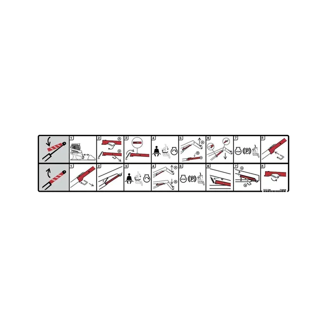 Bobcat 7168036 Lift Arm Decal for Loaders, 7168036