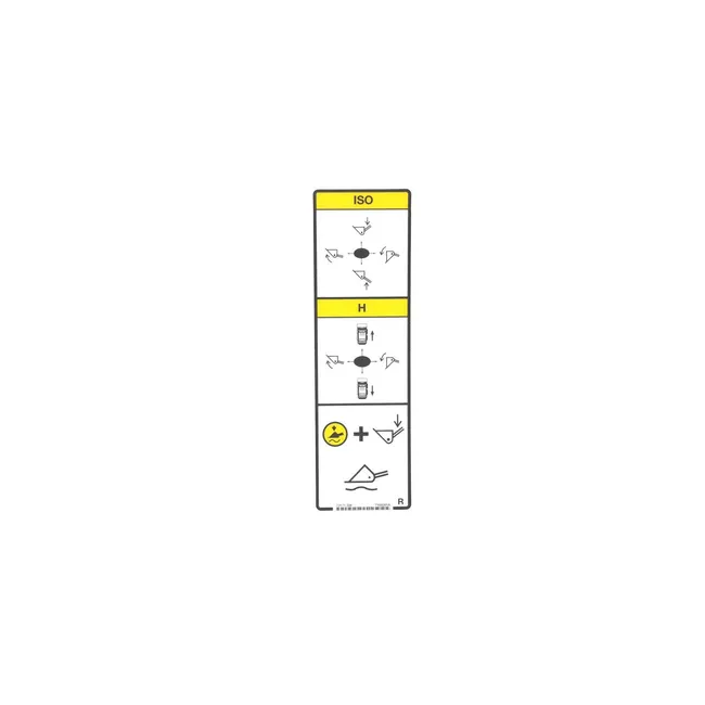 Bobcat 7168081 Operation Decal for Loaders, 7168081
