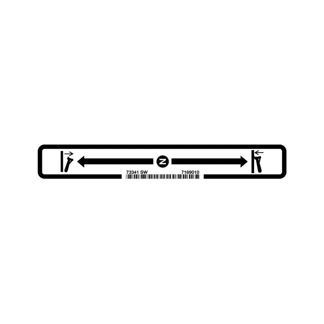 Bobcat 7169010 Control Decal for Excavators, 7169010