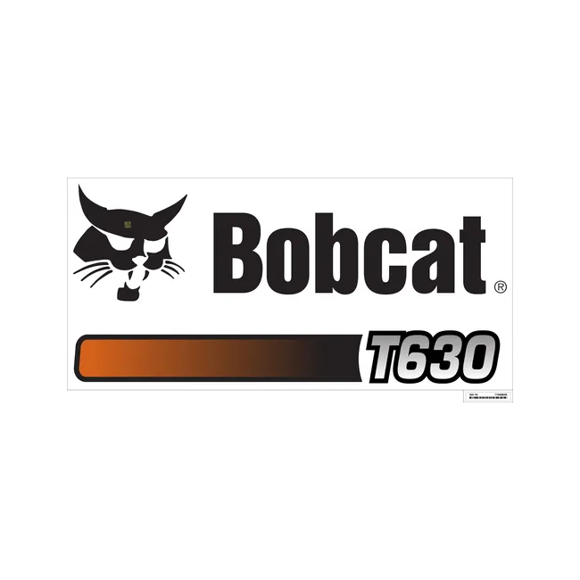 Bobcat 7169964 Model T630 Decal, 7169964