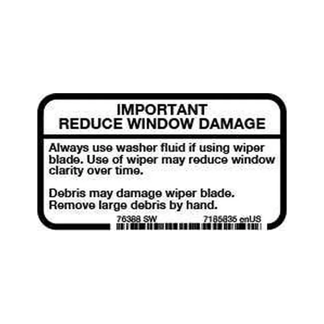 Bobcat 7185835 Important Decal for Attachments and Loaders, 7185835