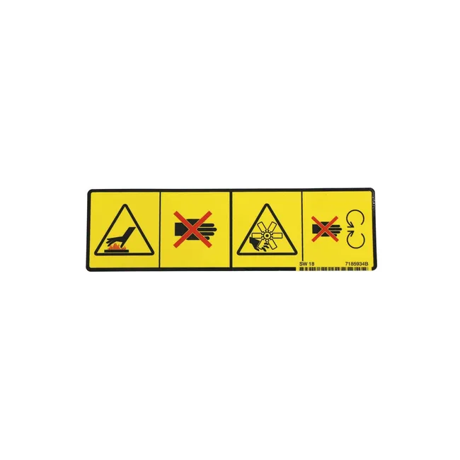 Bobcat 7185934 Warning Decal for Loaders and Excavators, 7185934